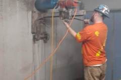 Wall Mounted Core Drilling